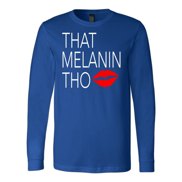That Melanin Tho™ Sealed with a Kiss T-Shirt - Unisex Jersey Long Sleeve Tee