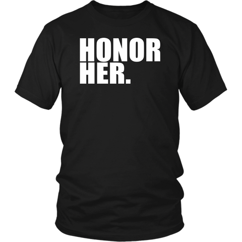 Honor Her Black Shirt