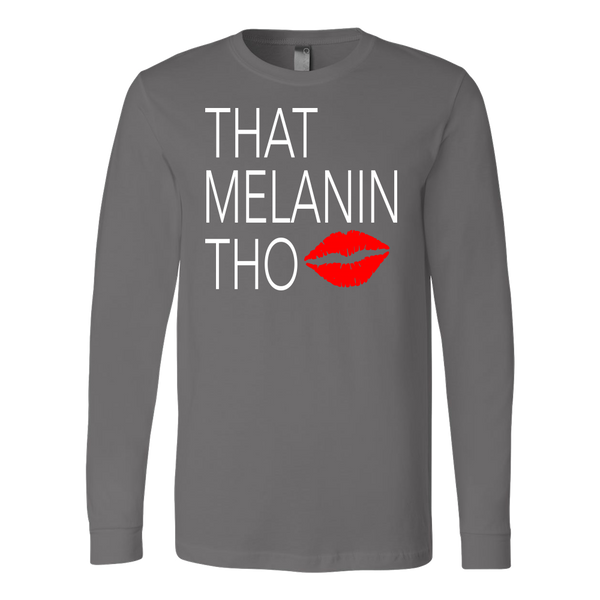 That Melanin Tho™ Sealed with a Kiss T-Shirt - Unisex Jersey Long Sleeve Tee